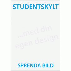 Sprenda - Studentskylt