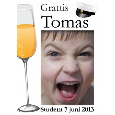 Tomas - Studentskylt